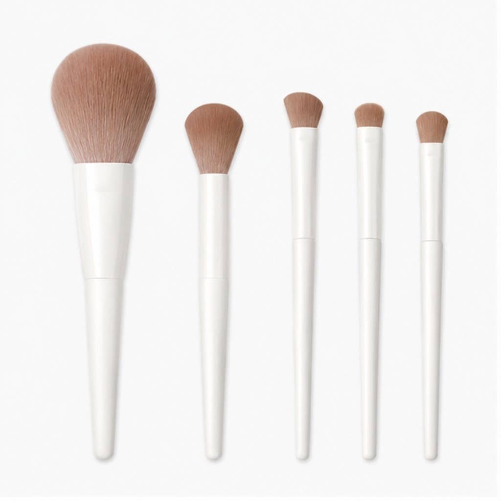 Set esencial de 10 brochas de maquillaje de fibra sintética: A3