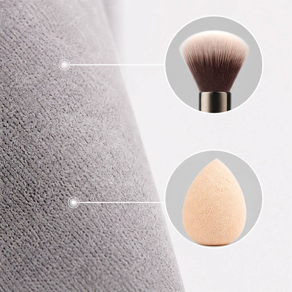 Juego esencial de 14 brochas de maquillaje sintéticas: A3