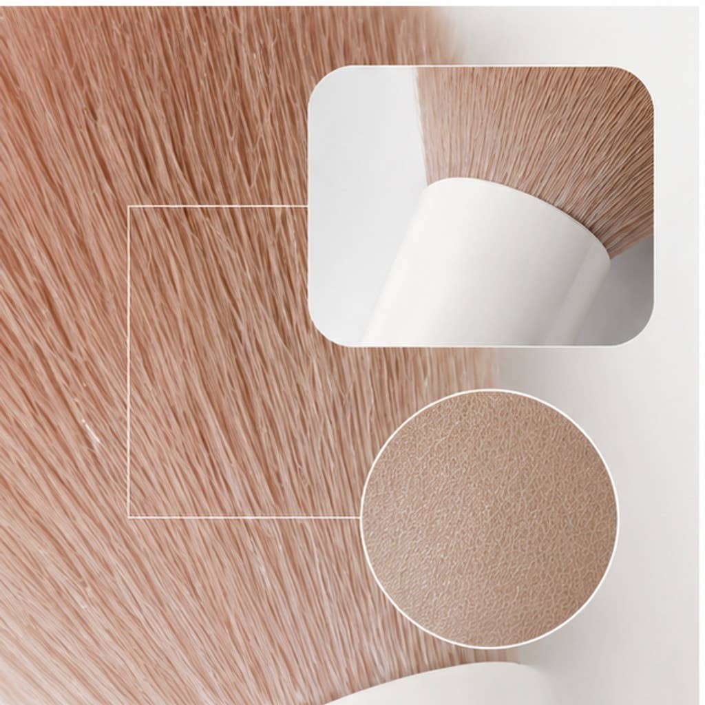Set esencial de 10 brochas de maquillaje de fibra sintética: A3