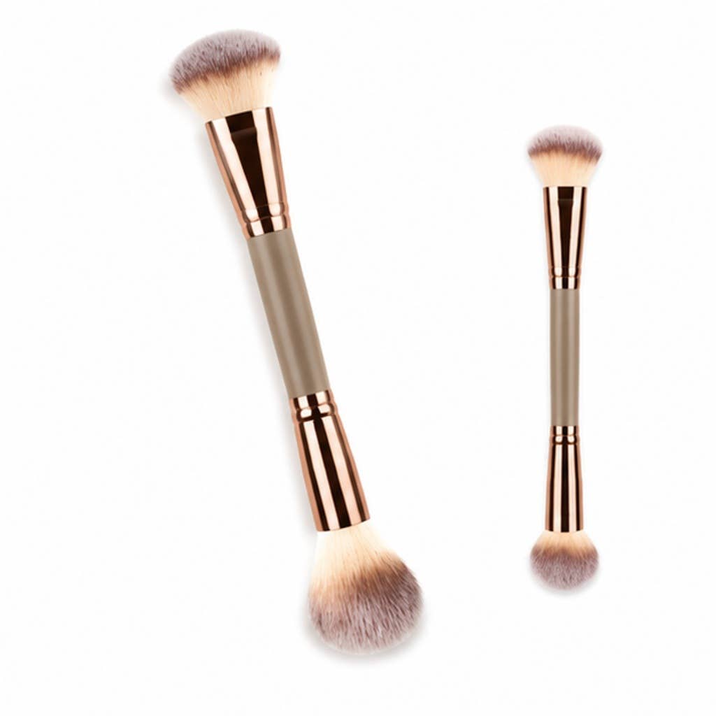 Set profesional de 7 brochas de maquillaje de doble extremo: A1