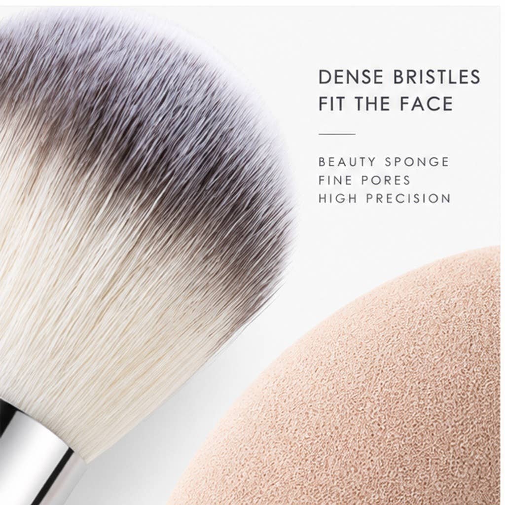 Juego profesional de brochas de maquillaje de fibras sintéticas: A12