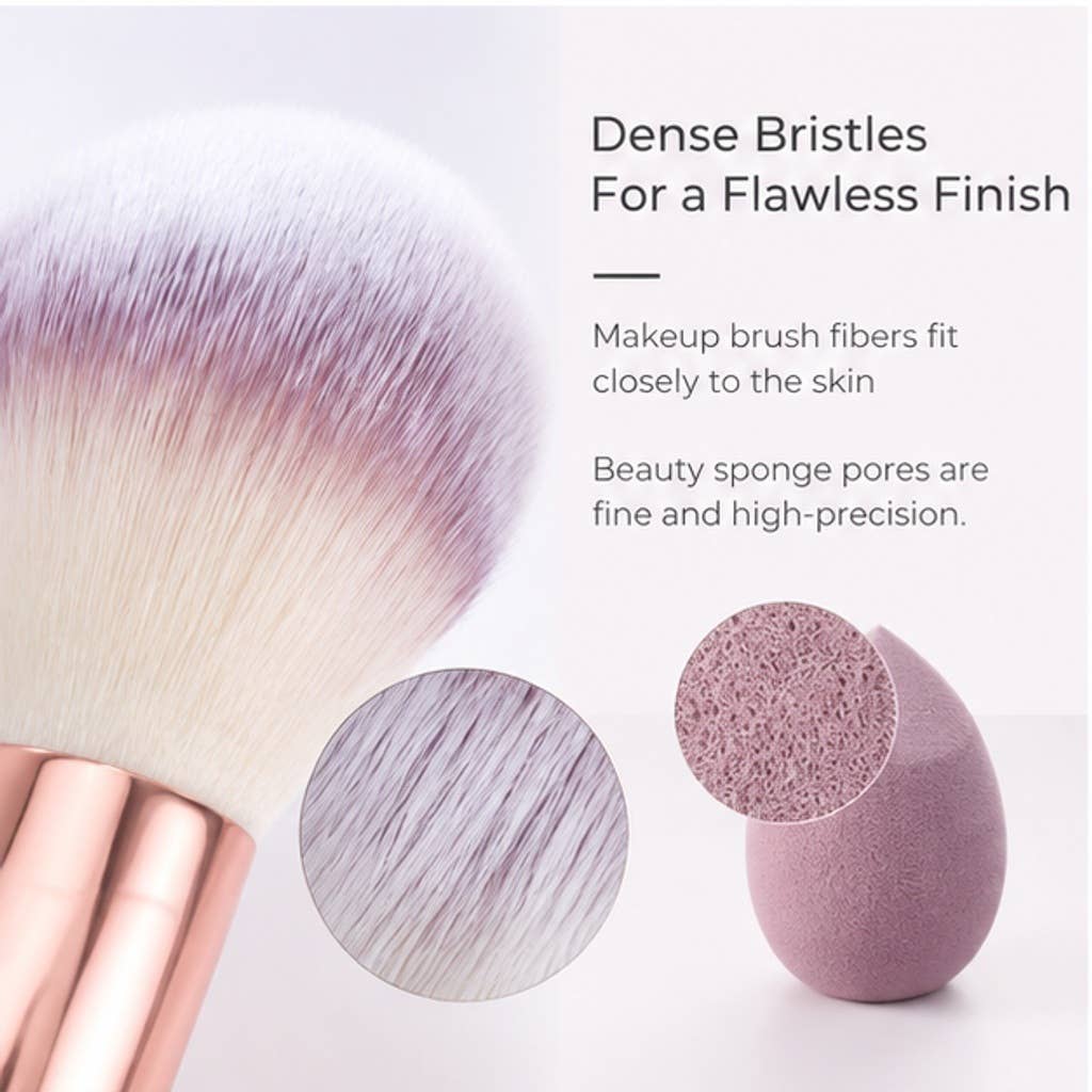 Set profesional de 20 brochas de maquillaje sintéticas: A3