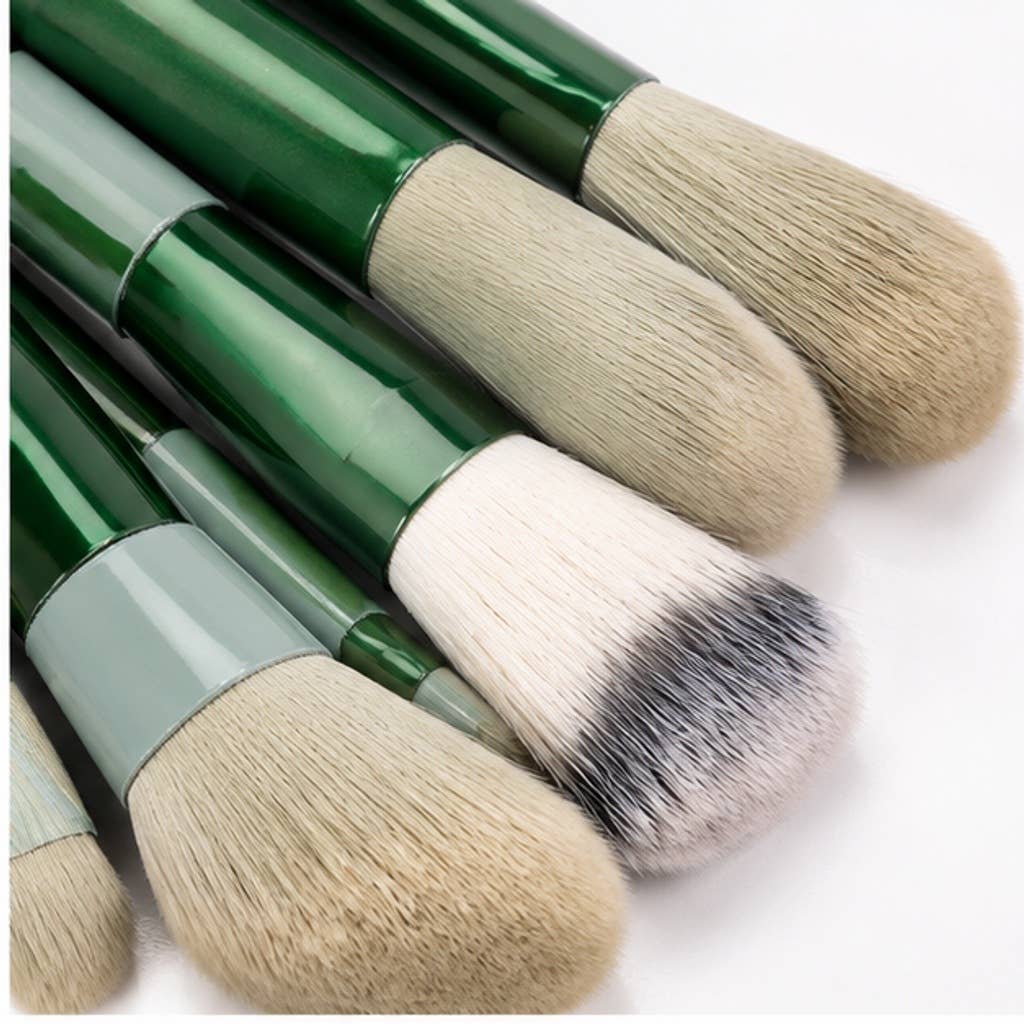 Juego de 13 brochas de maquillaje de fibra sintética: A7