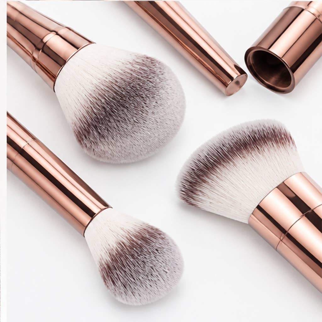 Set profesional de 7 brochas de maquillaje de doble extremo: A1
