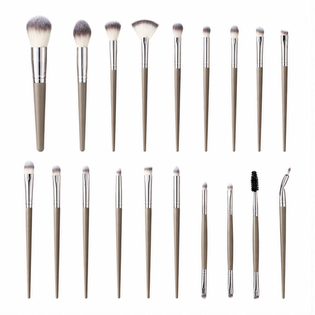 Juego profesional de brochas de maquillaje de fibras sintéticas: A12