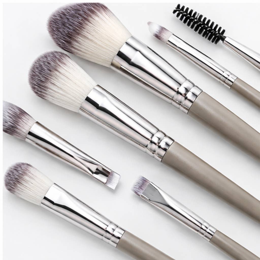 Juego profesional de brochas de maquillaje de fibras sintéticas: A12