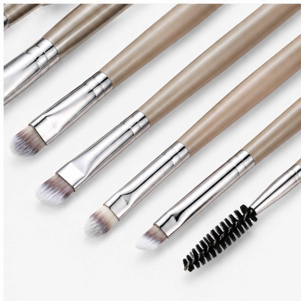 Juego profesional de brochas de maquillaje de fibras sintéticas: A12