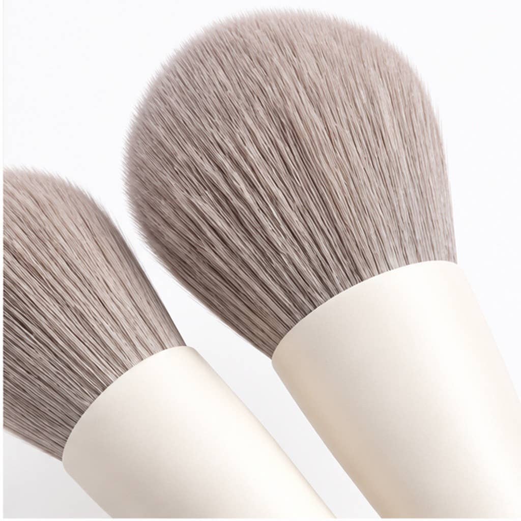 Set esencial de 10 brochas de maquillaje de fibra sintética: A3
