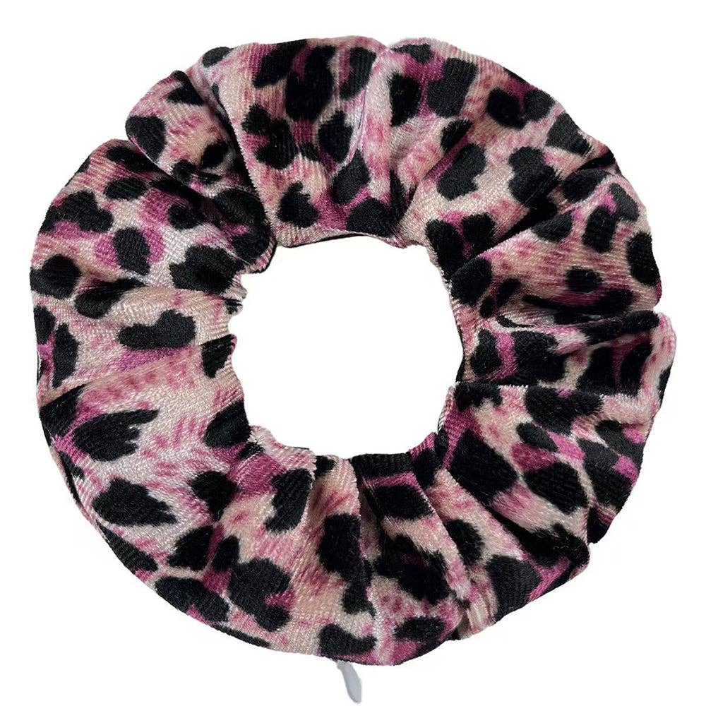 Coleteros vintage con estampado de leopardo y alta elasticidad 6W6HSR510: Leopardo marrón / F