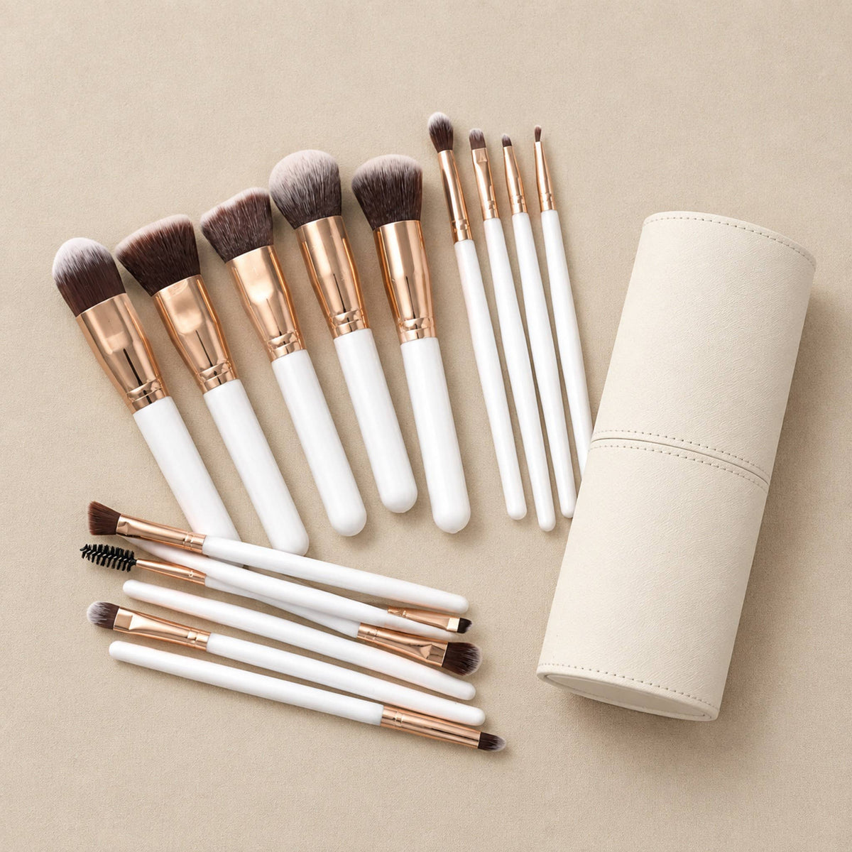 Set profesional de 14 brochas de maquillaje sintéticas: A15