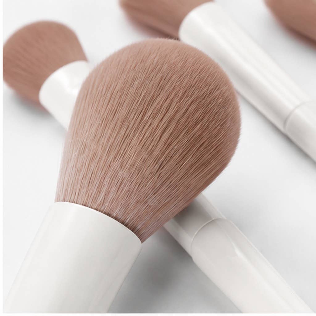 Set esencial de 10 brochas de maquillaje de fibra sintética: A3