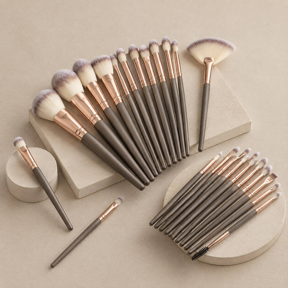 Set profesional de 20 brochas de maquillaje sintéticas: A3