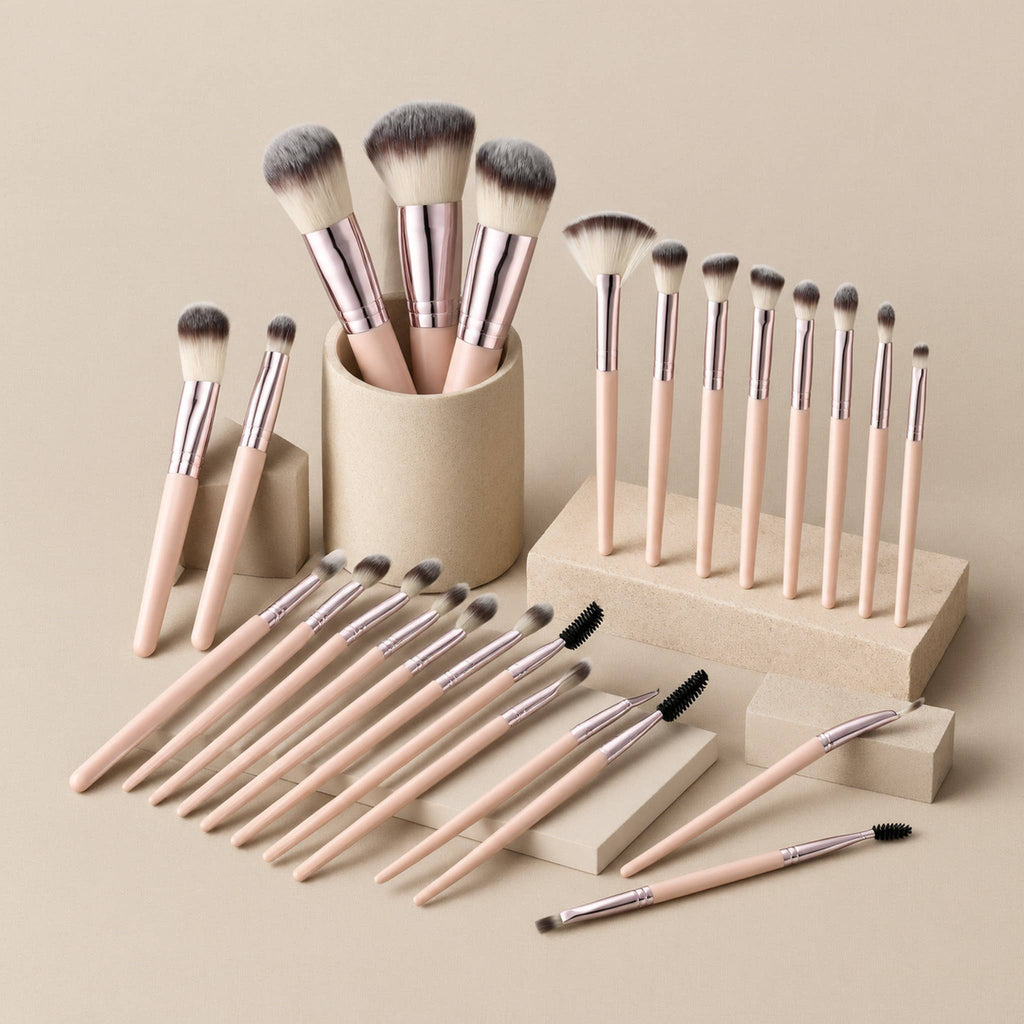 Juego profesional de brochas de maquillaje de fibras sintéticas: A12