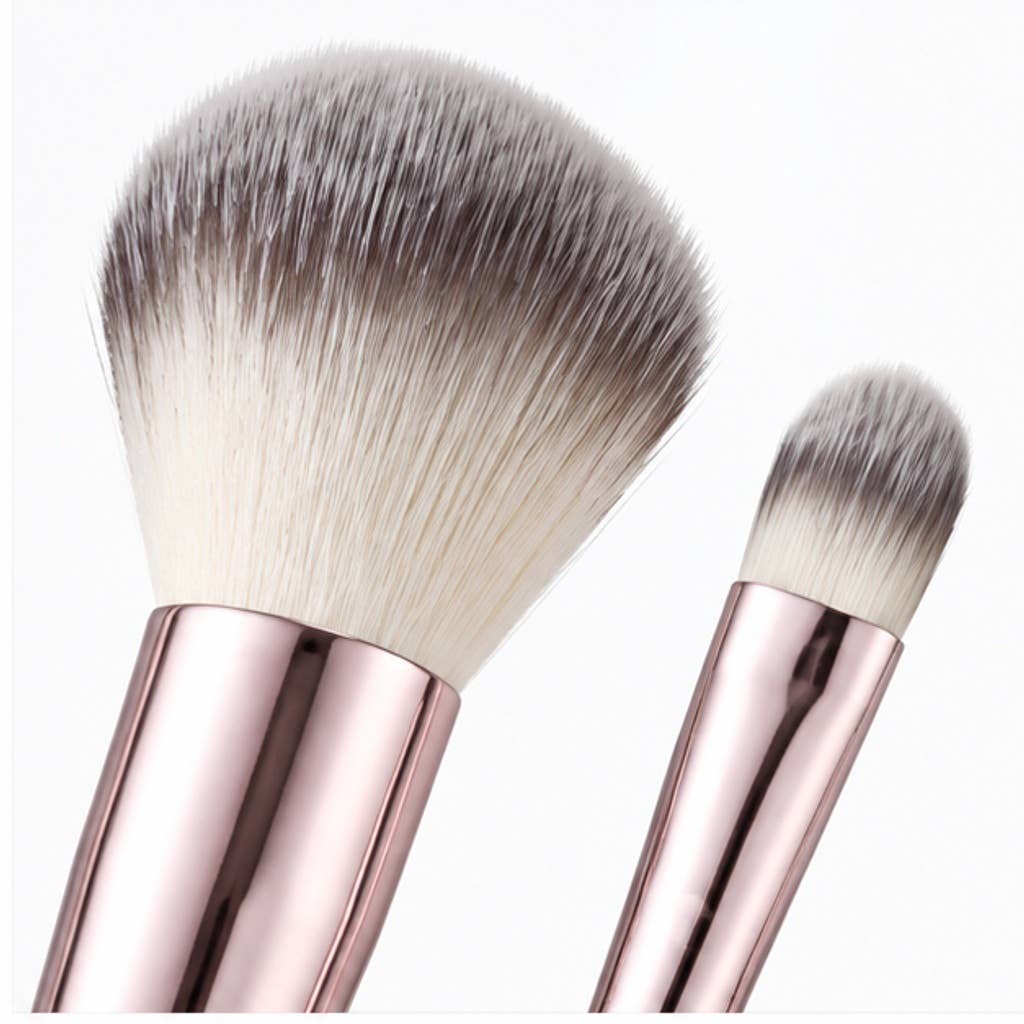 Juego profesional de brochas de maquillaje de fibras sintéticas: A12