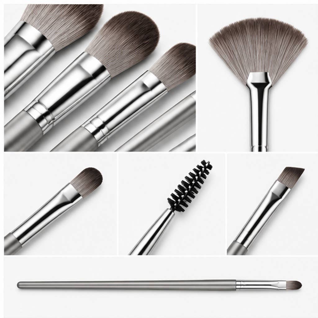 Juego esencial de 14 brochas de maquillaje sintéticas: A3