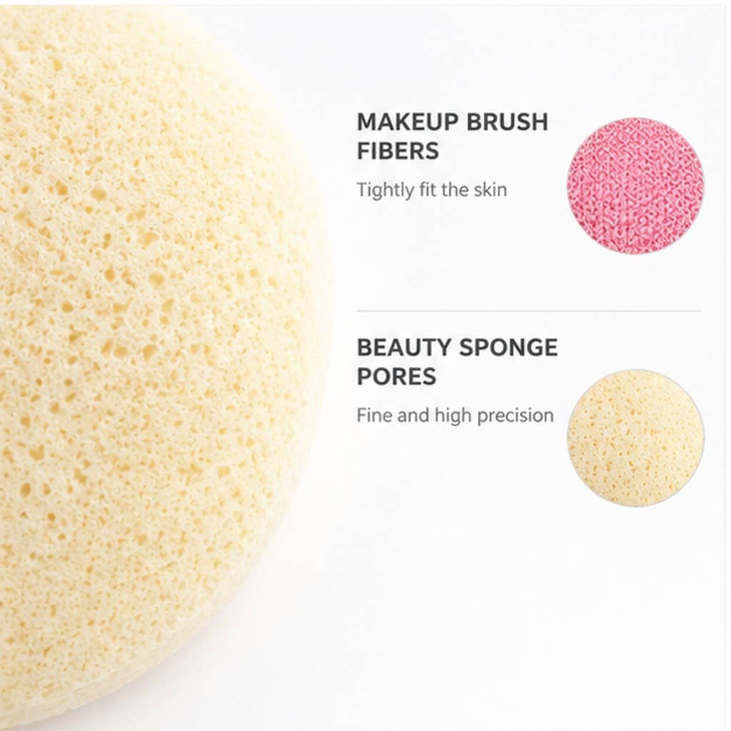 Set de 20 brochas de maquillaje con cerdas de nailon champán: A7