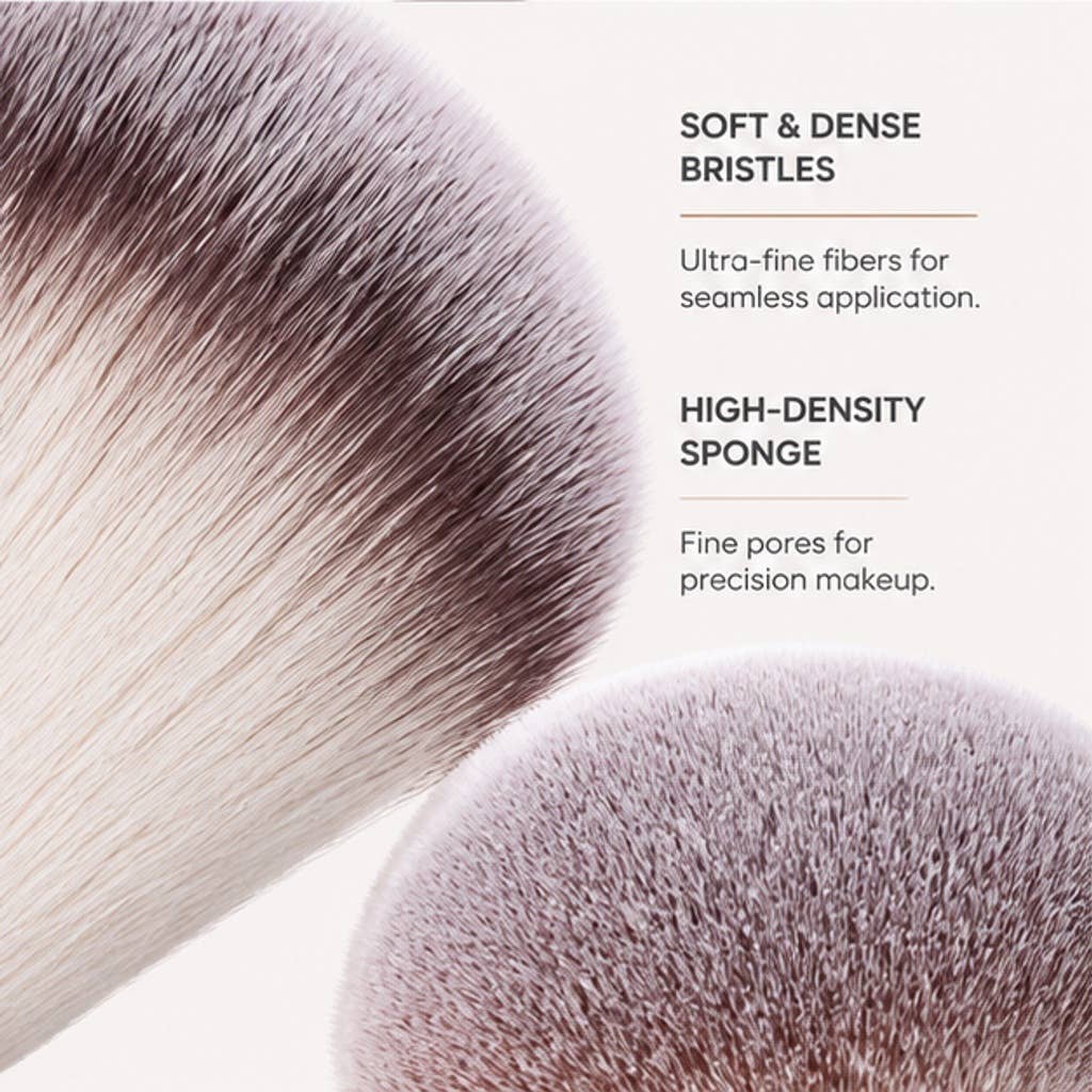 Set profesional de 7 brochas de maquillaje de doble extremo: A1