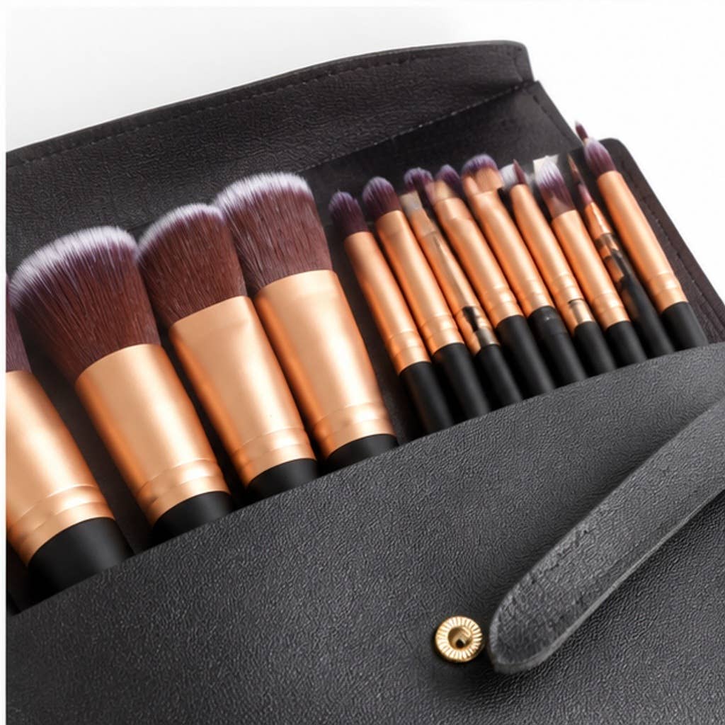 Set profesional de 14 brochas de maquillaje sintéticas: A15