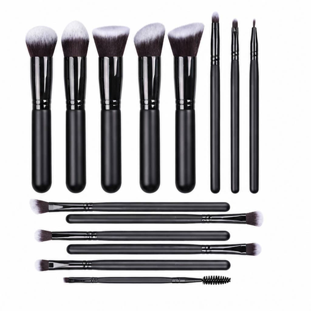Set profesional de 14 brochas de maquillaje sintéticas: A15