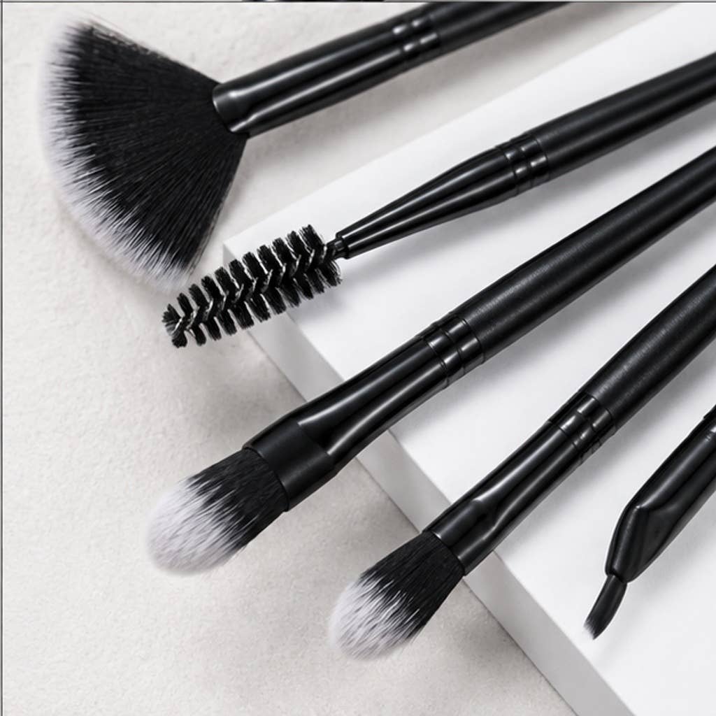 Juego profesional de brochas de maquillaje de fibras sintéticas: A12