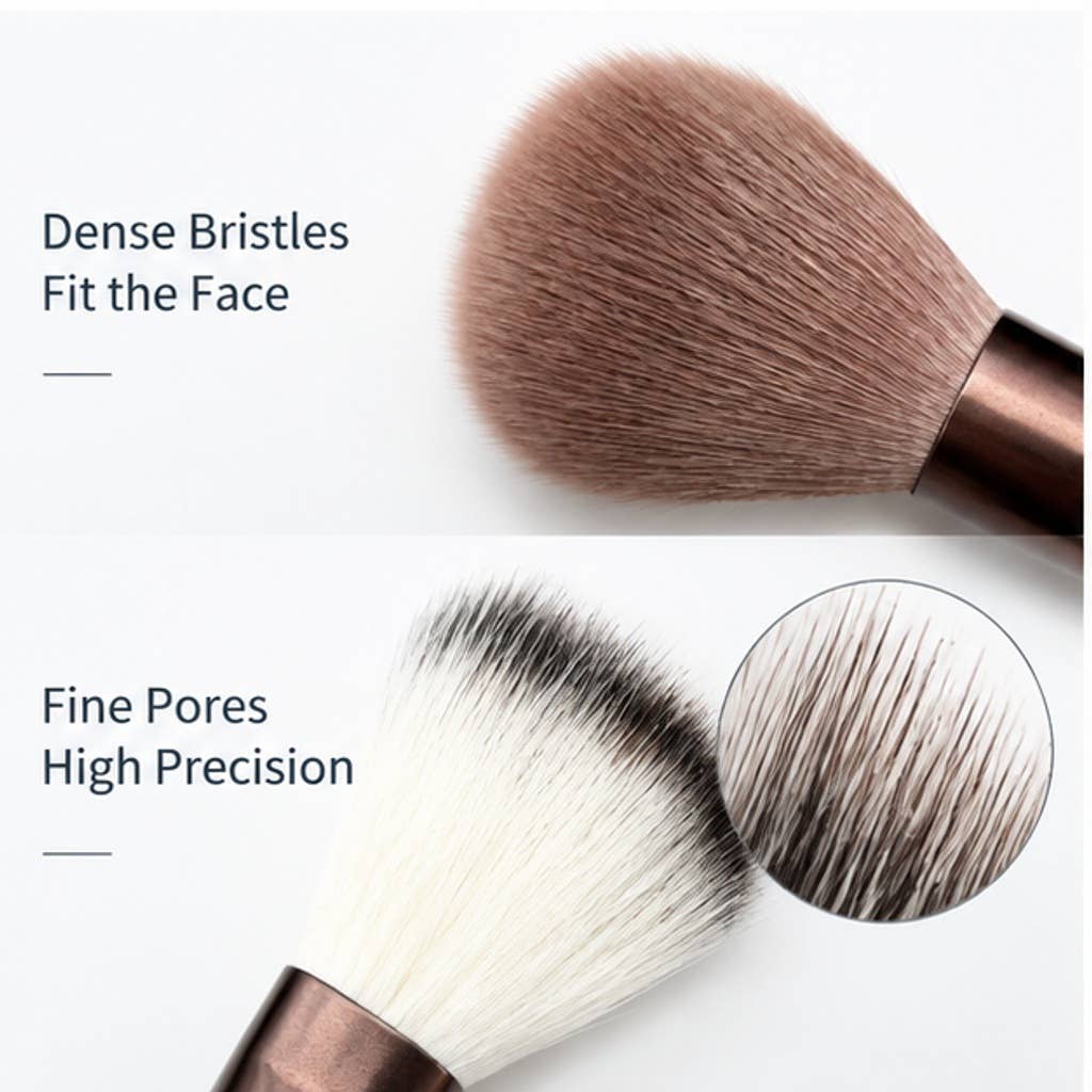 Juego de 13 brochas de maquillaje de fibra sintética: A7