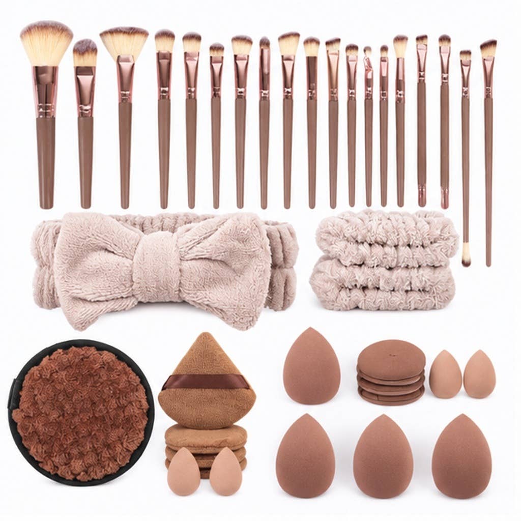 Set profesional de 20 brochas de maquillaje sintéticas: A3