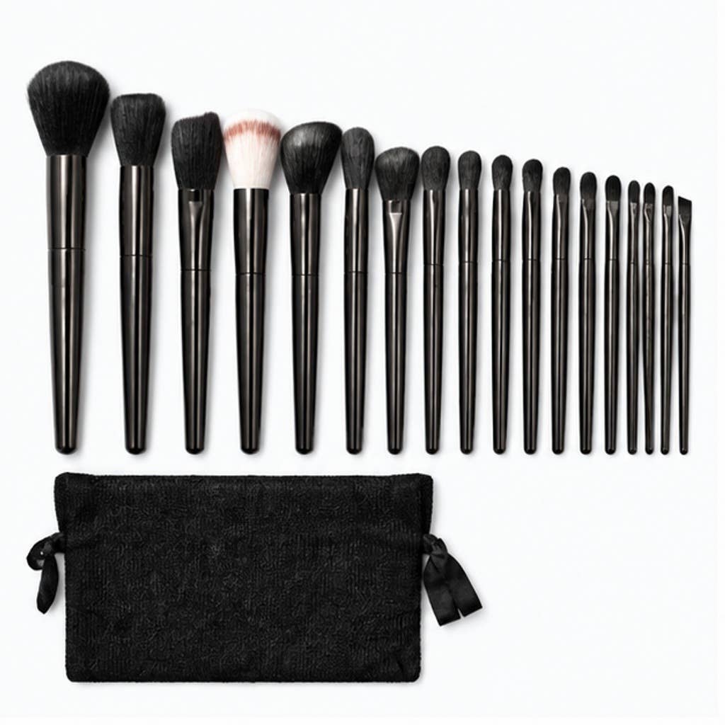 Juego de 13 brochas de maquillaje de fibra sintética: A7