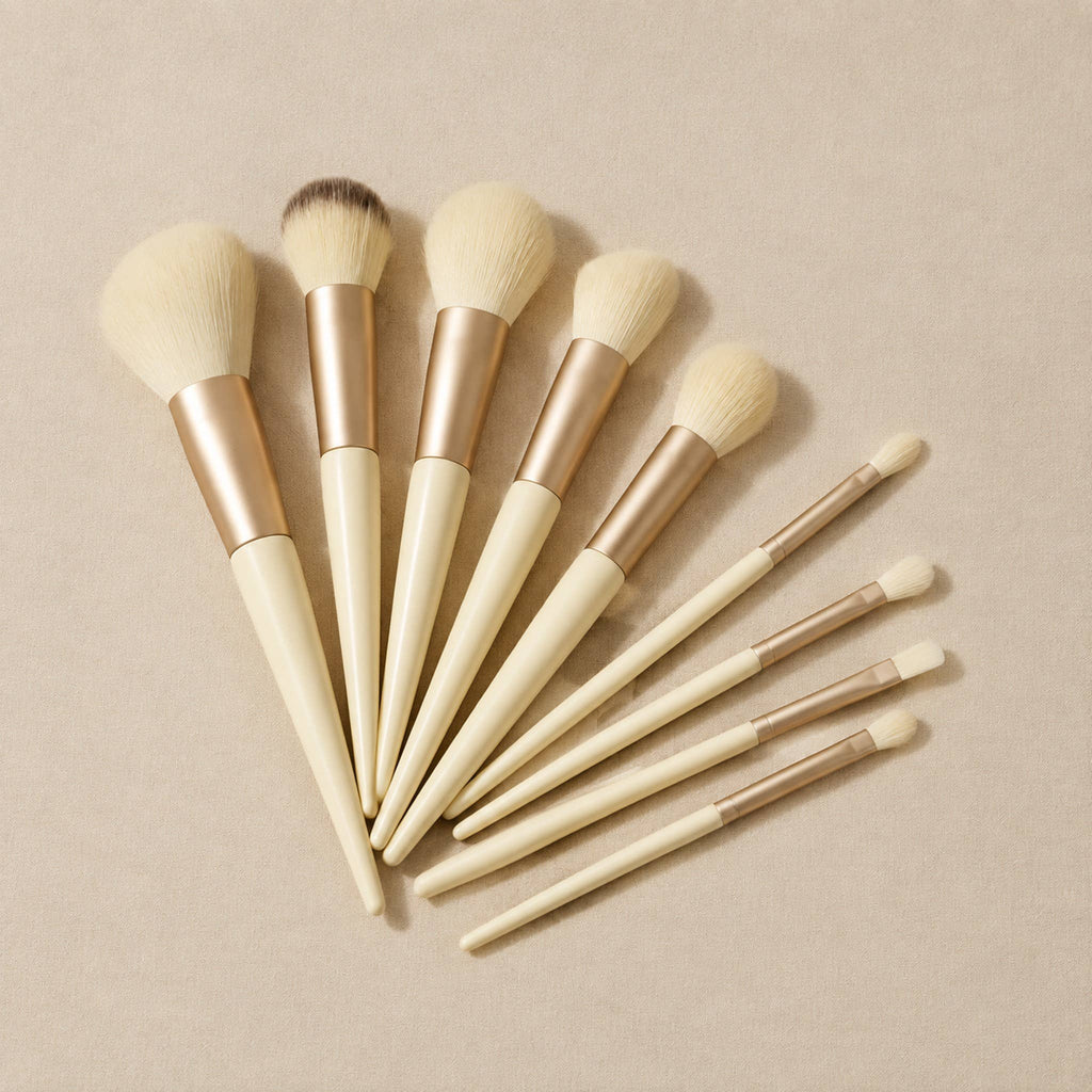 Juego de 13 brochas de maquillaje de fibra sintética: A7