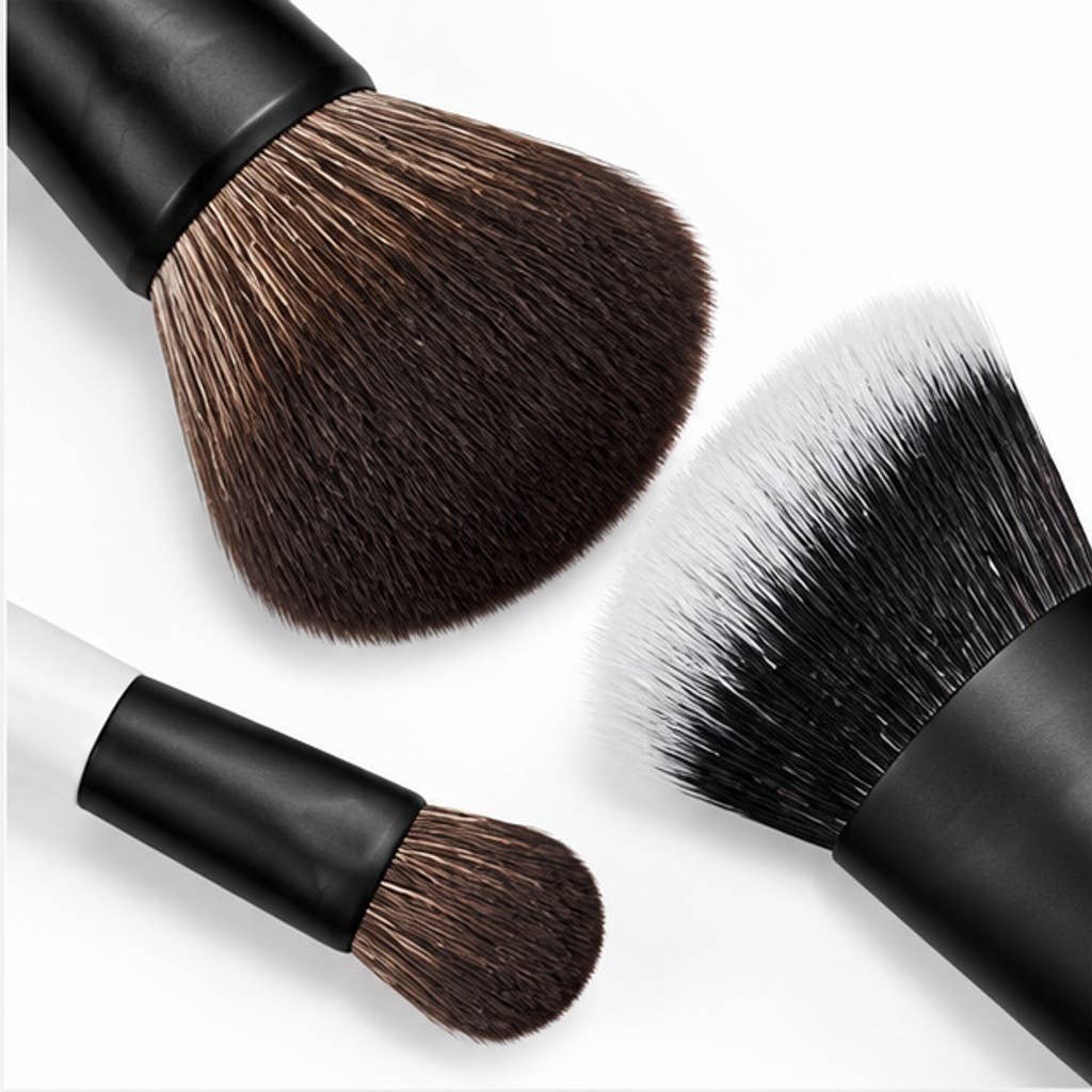 Set profesional de 7 brochas de maquillaje de doble extremo: A1
