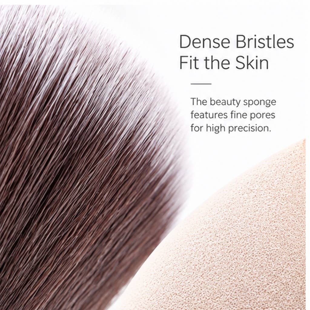 Set profesional de 14 brochas de maquillaje sintéticas: A15