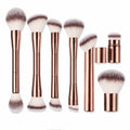 Set profesional de 7 brochas de maquillaje de doble extremo: A1