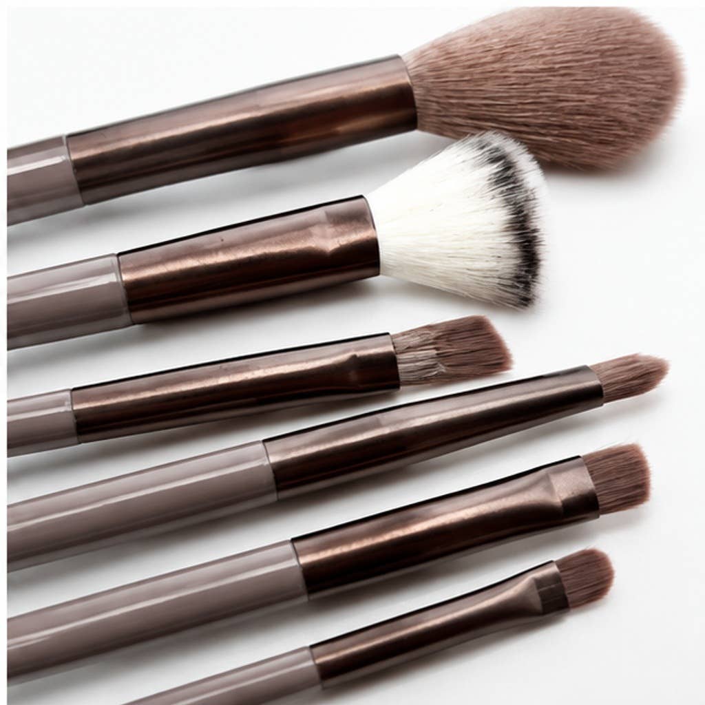 Juego de 13 brochas de maquillaje de fibra sintética: A7